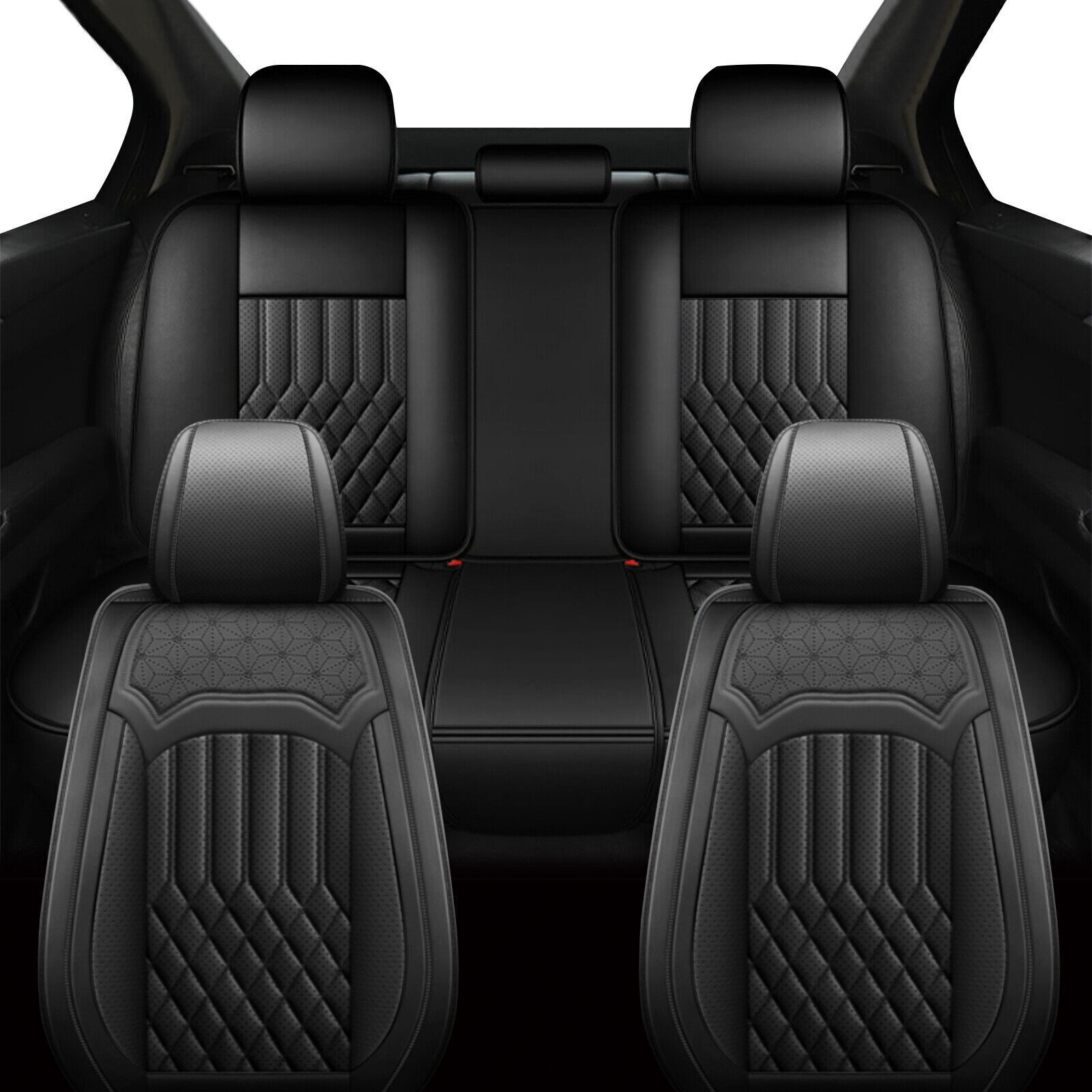 For Subaru Forester 1998-2024 Front Rear Car Seat Cover Pu Leather Protector Pad