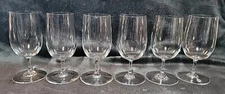 6 BACCARAT CRYSTAL COURVOISIER BRANDY GLASSES 5.5" H