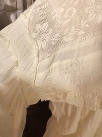 Free People Ruffle & Lace Romper/Beach Cover Up Size M *NEW*