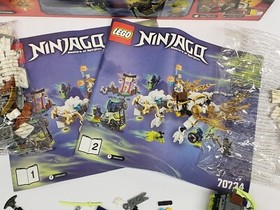 LEGO Ninjago Master Wu Dragon 70734 w/ Box & Instructions. UNCOMPLETE FOR PARTS