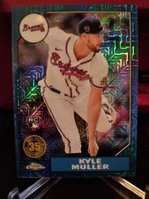 2022 Topps Series 1 KYLE MULLER T87C-35 Silver Pack Mojo Blue RC Card - 081/150