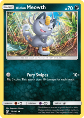 alolan meowth holographic card #SM43 Prices | Pokemon Promo Originally released 2017 Alolan Meowth - SM -
