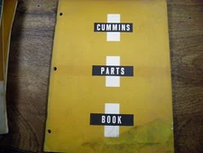 CUMMINS JS JNS JT DIESEL ENGINE PARTS BOOK