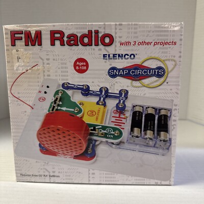 Snap Circuits FM Radio by Elenco Electronics Model SCP-12 Complete