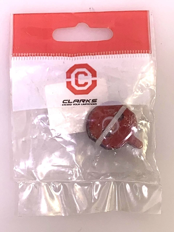 Pastillas de freno Clarks VRX828C disco bicicleta nuevo stock antiguo Foto 2 de 2