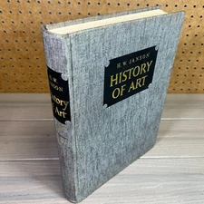 HISTORY OF ART H.W. Janson Prentice-Hall Inc & Harry N Abrams VTG 1963 3rd NICE