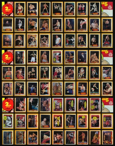 Complete Card Set of 75 from Vending 1985 Series 2 O Pee Chee WWE WWF Wrestling