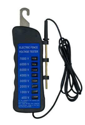 Weidezaungstester Spannungsmesser 7000V tragbar Bauernhof Landwirtschaft Reitsport
