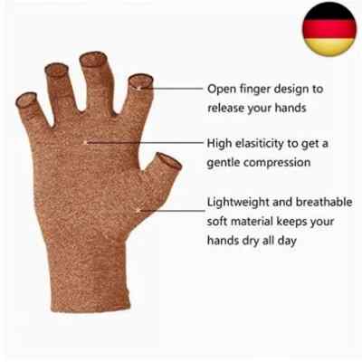 Duerer Arthritis Handschuhe - Compression Handschuhe, braun