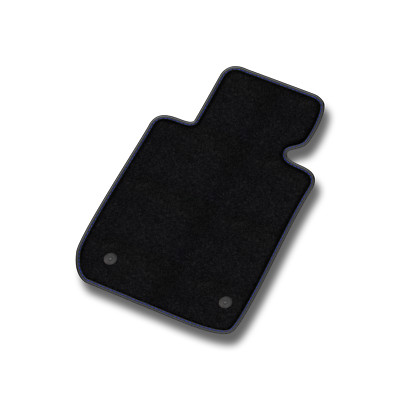 RE02-1 1stk Autoteppich Velour Premium Leder Blau für Renault Modus 2004-2012 4