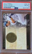 2012 Topps Baseball #GS-20 Derek Jeter Gold Standard PSA 8 Low Pop