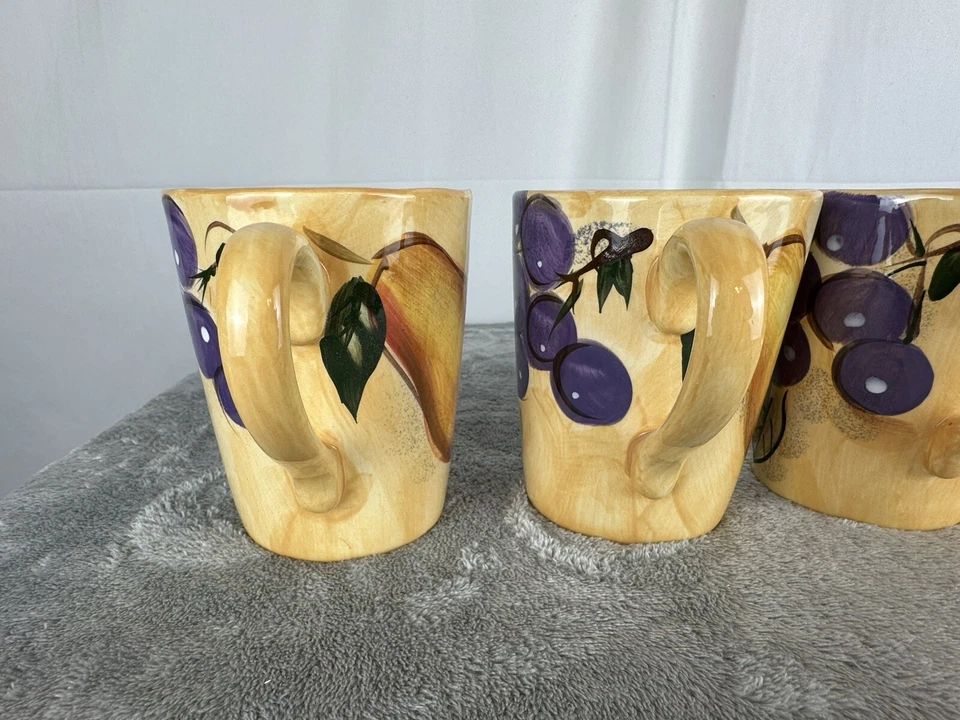 Juego de vajilla Verdona cerámica Home Trends 12 piezas. Colorido patrón de frutas Foto 4 de 4