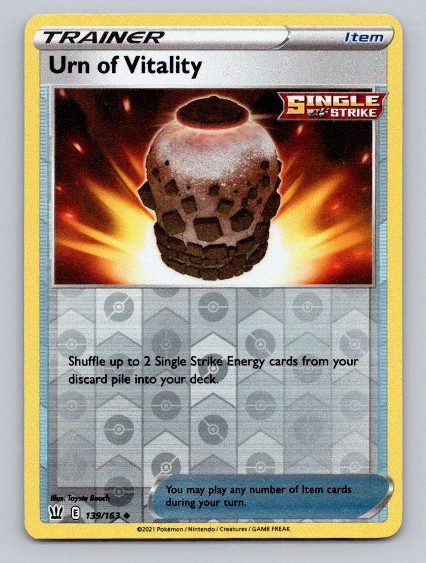 Reverse Holo Urn of Vitality 139/163 Uncommon Battle Styles Pokemon