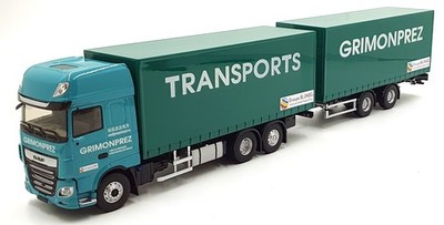 Eligor Maßstab 1:43 116355 - 2017 DAF XF MY Camion Remorque Transports Grimonprez