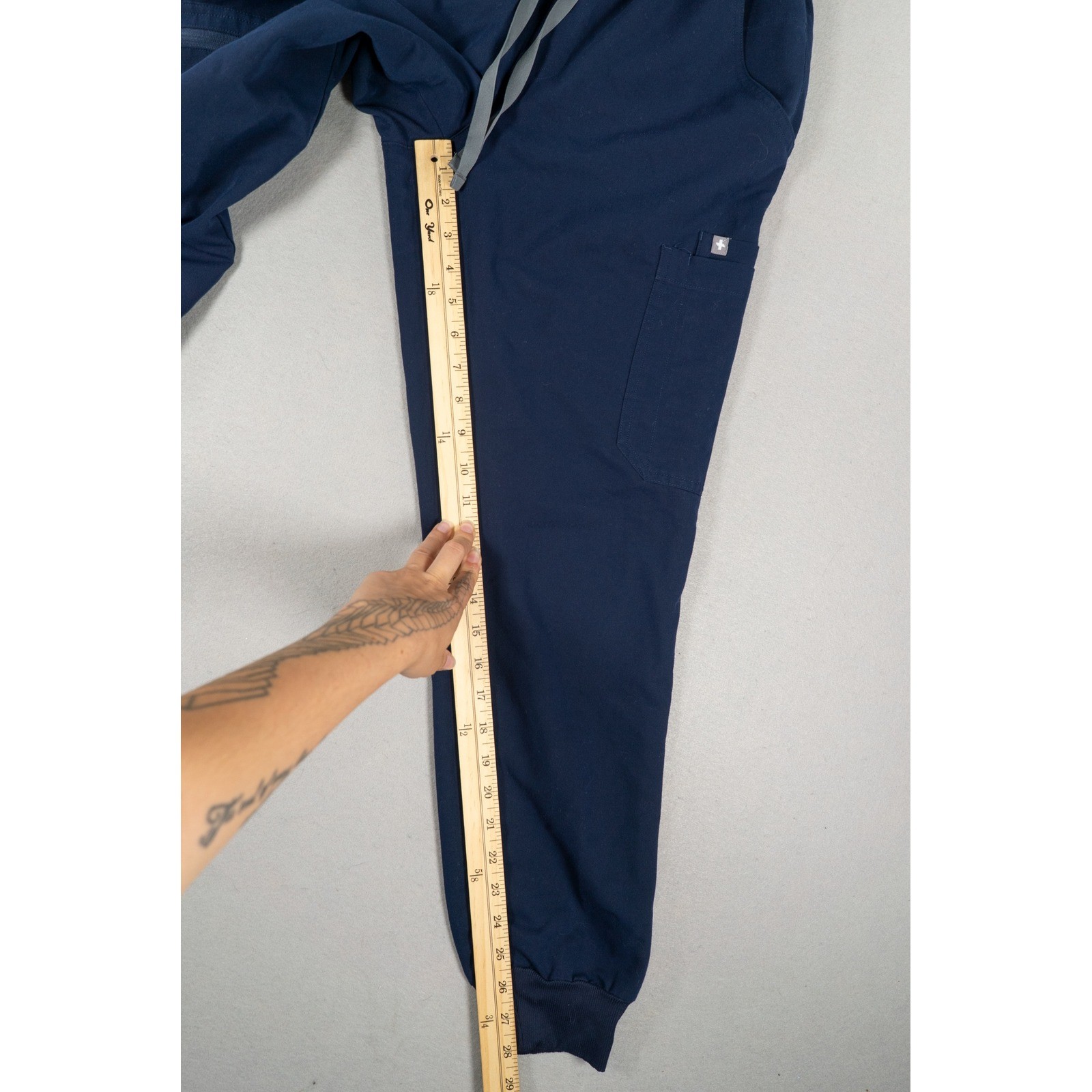 FIGS Zamora Jogger Scrub Pants Navy Blue Women's Small Technical Collection image 7