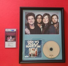Kings of Leon "CAN WE PLEASE HAVE FUN" CD Firmado a Mano Autografiado Exhibición JSA