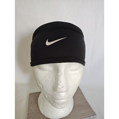 Nike Club Fleece Black Ear Warmer Hair Headband Women's Running jogging outdoor 