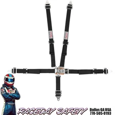 G-Force Racing Gear 6460 Junior 5-Point Harness Black SFI 16.2 Dec. 2027 Exp.