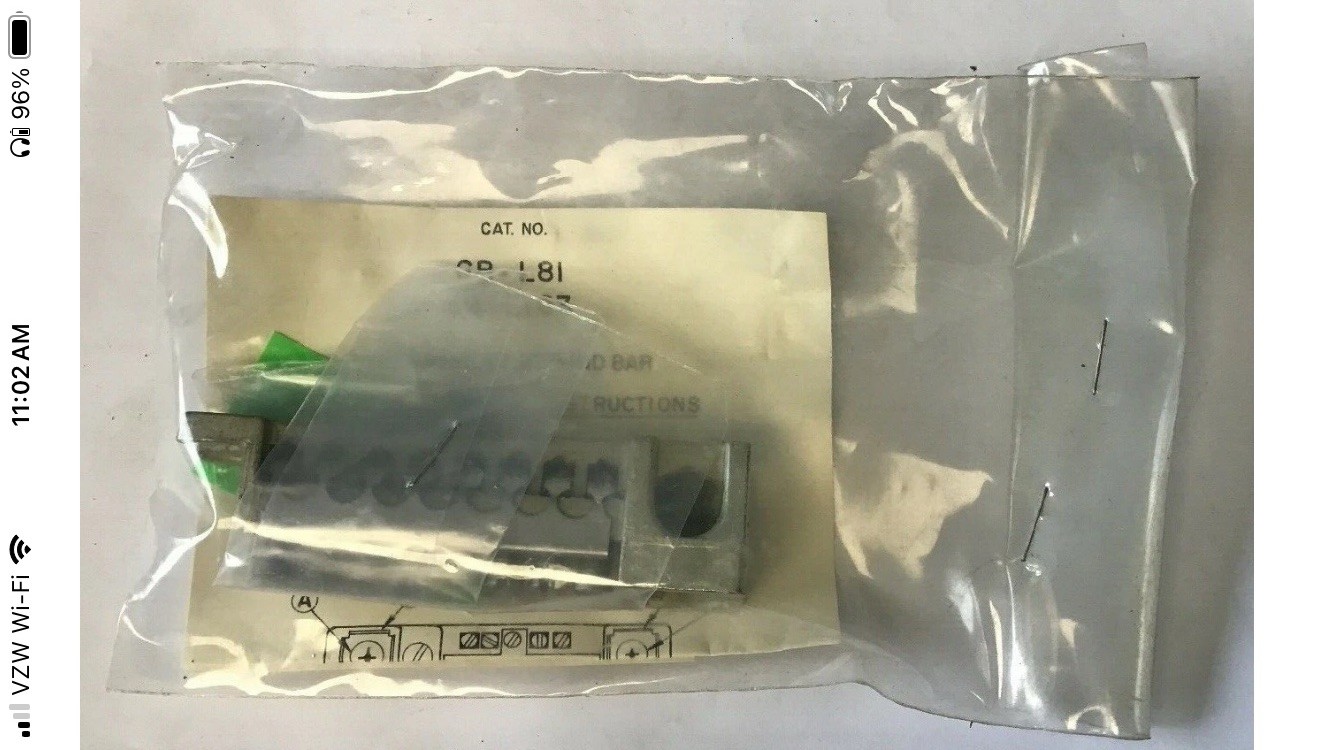 ZINSCO / GTE Sylvania GB-L81 9 CIRCUIT GROUNDING BAR