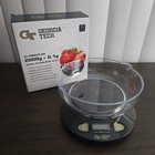 GEORGIA TECH ULTIMATE-2K 2000G X 0.1G DIGITAL KITCHEN BOWL SCALE USED GOOD COND