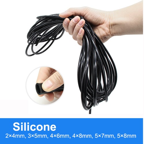 (Black) Food Grade Silicone Tube Hose 0.5/1/1.5/1.6/2/3/4/5mm HIGH TEMP 240°C - Picture 2 of 7