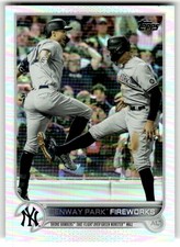 2022 Topps Fenway Park Fireworks Rainbow Foil #399