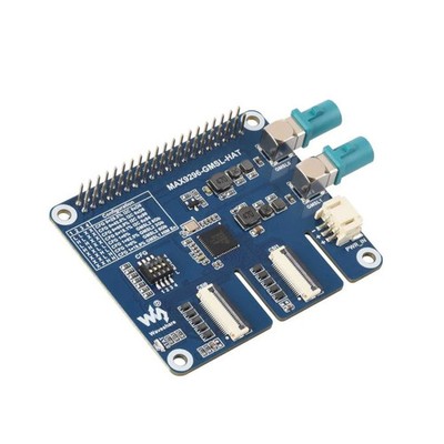 Waveshare 2-Ch GMSL Camera HAT With MAX9296A Deserializer Compatible With Raspb