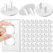 200 Pcs Baby Proofing Outlet Covers Bulk Improved Grip Socket Guards for Chil...