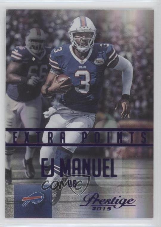 2015 Panini Prestige Extra Points Purple 11/100 EJ Manuel #15 0f6
