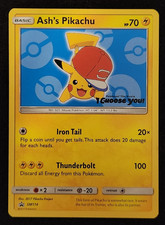 2017 Pokémon Black Star Promo Ash's Pikachu #SM114 EX-NM on eBay