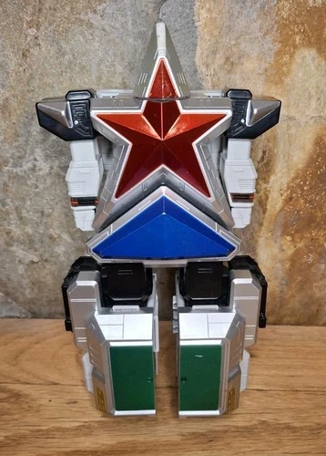 Vintage Bandai Power Rangers Deluxe Super Zeo Megazord Parts Red Blue Green 1996
