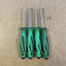 (J1825) Matco Tools 4 PIECE MINI HOOK AND PICK SET - GREEN HP4GC
