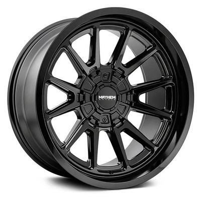Mayhem 8116 INTREPID Wheel 18x9 (-12, 8x165.1, 125.2) Black Single Rim