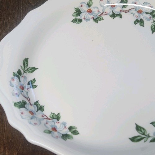 SYRACUSE CHINA "DOGWOOD" NORFOLK+WESTERN 9" Oval Serving Platter EXCELLENT - Picture 4 of 4