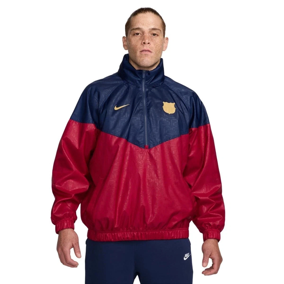 NIKE BARCELONA FC WINDRUNNER HOME JACKET UK SIZES RRP £80