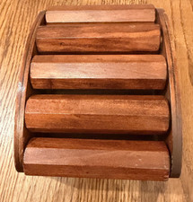 Rolla - Antique Vintage Wood Foot Exerciser Massager Wooden Massage Works 1960s