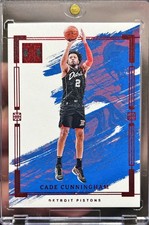 2023-24 Impeccable Cade Cunningham Red Basketball Card #4