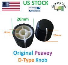2Pcs Original Peavey D-Type D Shaft Knob - Fast Ship USA STOCK