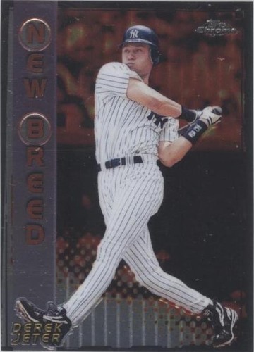 1999 Topps Chrome New Breed Refractor Derek Jeter #NB9 PSA 8