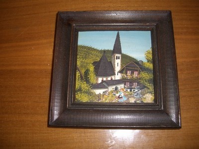 Naive Kunst - St. Oswald  / Bad Kleinkirchheim / Kärnten 80er Jahre / Österreich