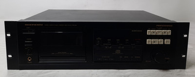 Tested Marantz PMD350U Professional Stereo Cassette Deck CD Player Rack READ!!!