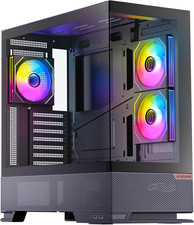 Aqua 6 Infinity, ATX PC Case, 3 120Mm Infinity ARGB PWM Fans Pre-Installed, 36