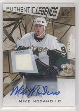 2021 Upper Deck SP Game Used Legends Gold Jersey 2/25 Mike Modano Auto HOF 4et