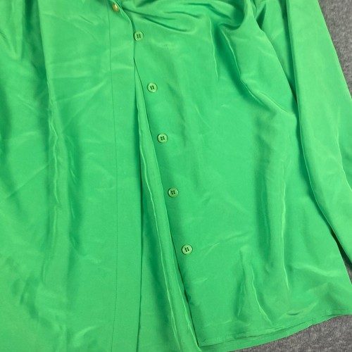 Blusa Breckenridge Dillard’s Verde Botón Frontal Mujer Talla 10 De Colección Nueva Con Etiquetas - Imagen 2 de 11