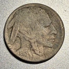 1915-D Buffalo Nickel. Full Horn Details. Holo-restored Coin (E)