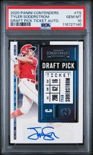 2020 Contenders Draft Pick Ticket Auto Tyler Soderstrom #DPT2-TS PSA 10 GEM MT
