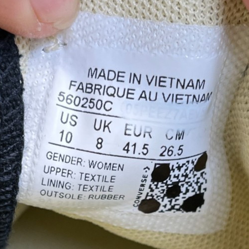 Converse Chuck Taylor All Star Low Womens Size 10 Black Athletic Shoes Sneakers thumbnail 9