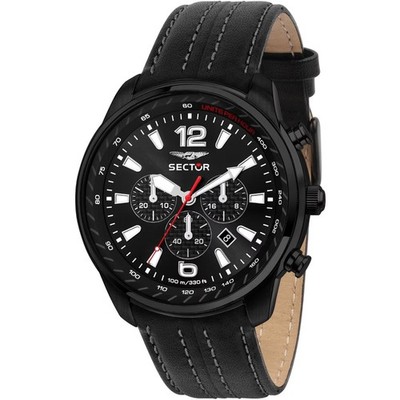 Sector R3271602008 Over-Size Chronograph Herrenuhr 48mm 10ATM