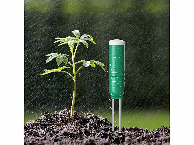 Hygromètre pour plantes BFM-100 Royal Gardineer sans fil : capteur blanc à arrosage précis