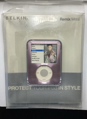 Protective Belkin Remix Metal Case Ipod Nano 3rdGeneration 4GB 8GB FBZ231-PNK